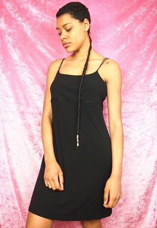 BLACK MINIMAL DRESS
