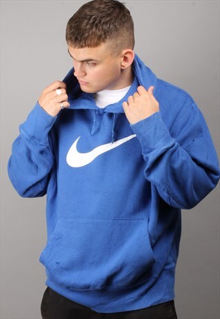 VINTAGE NIKE BLUE HOODIE
