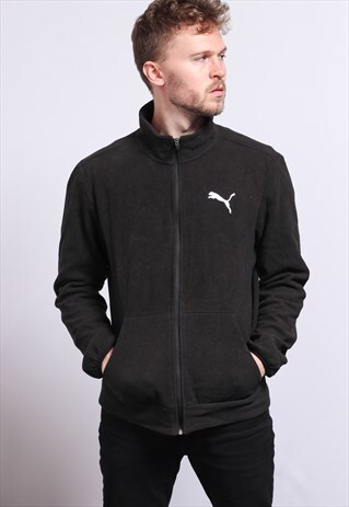 VINTAGE PUMA ZIP UP FLEECE JACKET