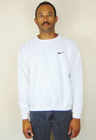 90S CLASSIC SPORTSWEAR SWOOSH WHITE SWEATSHIRT XL