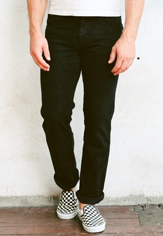 VINTAGE 90S WRANGLER BLACK JEANS