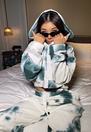 TIE DYE Y2K OVERSIZED STREET HOODIE