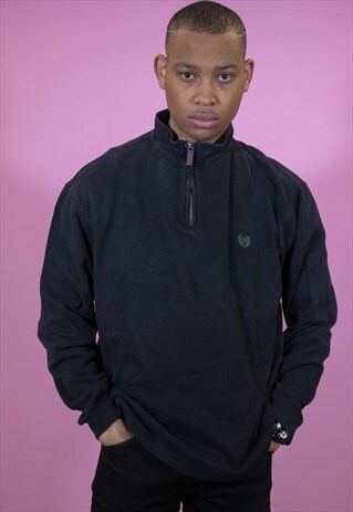 VINTAGE CHAPS 1/4 ZIP SWEATSHIRT