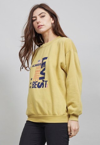 VINTAGE 90'S MUSTARD LEVI'S SWEATSHIRT