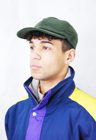 THC CORDUROY SNAPBACK/BASEBALL CAP (UNISEX/BOTTLE GREEN)