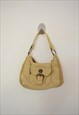 Y2K TAN MINI BAGUETTE CARGO BAG 