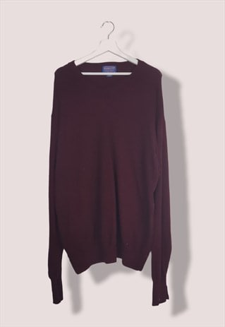 VINTAGE  JUMPER PENDLETON IN BURGUNDY L