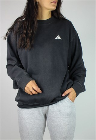 VINTAGE ADIDAS SWEATSHIRT WITH LOGO FRONT
