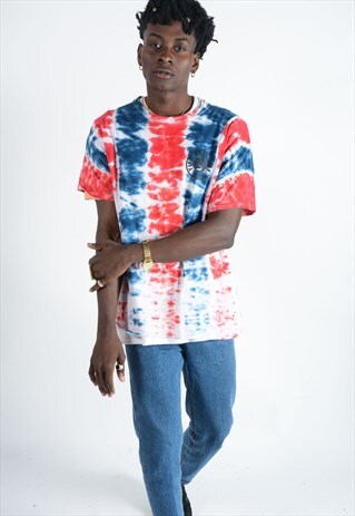 YIFY TIE DYE T-SHIRT WITH GRAPHIC LOGO