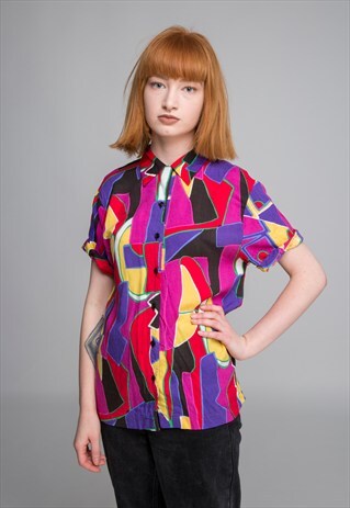 BRIGHT VINTAGE RETRO SHIRT