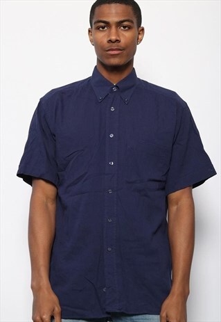 VINTAGE PIERRE CARDIN SHIRT BLUE