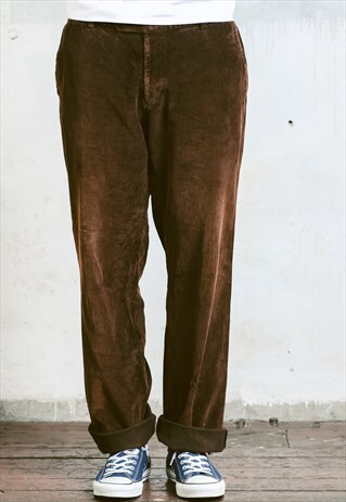 VINTAGE HUGO BOSS CORDUROY TROUSERS