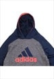 VINTAGE 90'S ADIDAS HOODIE SPELLOUT PULLOVER