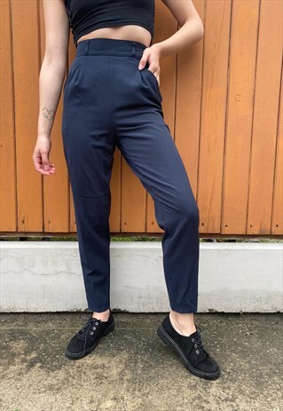 VINTAGE 90S BLUE MINIMALIST PANTS