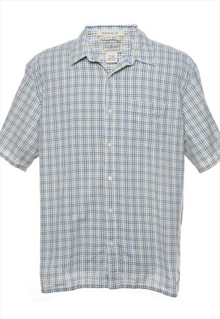 VINTAGE L.L. BEAN CHECKED SHIRT - XL