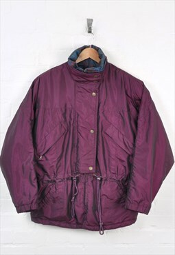Vintage 80s Ski Jacket Purple Ladies Medium