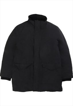 Vintage  Full Zip Up Puffer Jacket XLarge Black