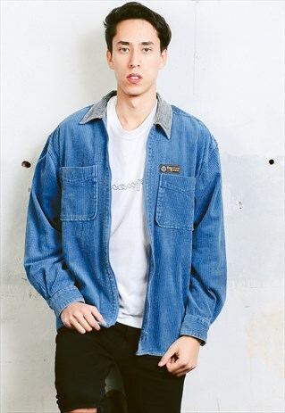 VINTAGE 90S CORDUROY JACKET SHIRT