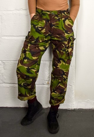 VINTAGE 90S CAMO COMBAT TROUSERS