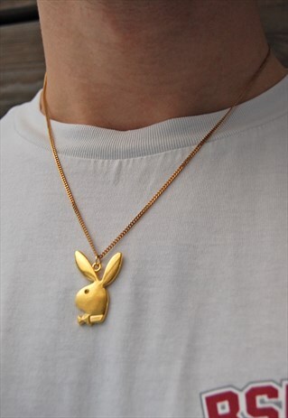20" GOLD PLAYBOY NECKLACE