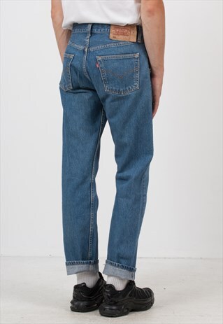 VINTAGE BLUE LEVI'S 501 FIT DENIM JEANS