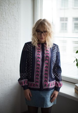 VINTAGE 70'S PATTERNED SHIRT
