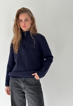 Polo Ralph Lauren Blue Half Zip Sweater Jumper