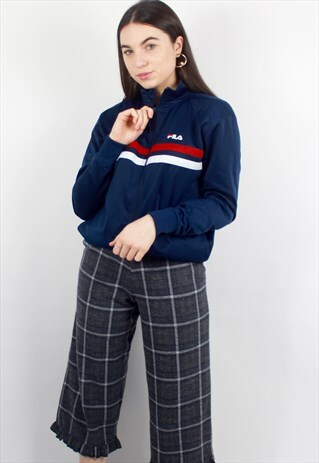 90'S RETRO NAVY SOFT TRACK JACKET
