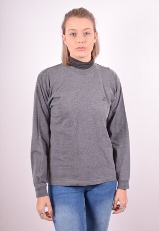 NIKE WOMENS VINTAGE TOP LONG SLEEVE MEDIUM GREY 90S