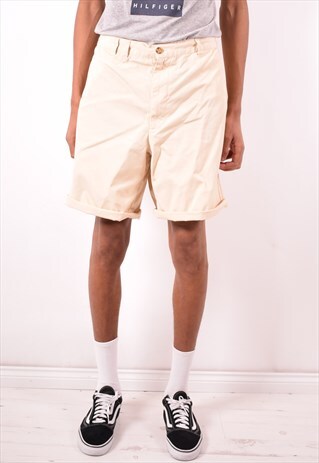 SERGIO TACCHINI MENS VINTAGE SHORTS W40 KHAKI 90S