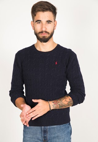 VINTAGE 80S POLO RALPH LAUREN JUMPER / R4214C400