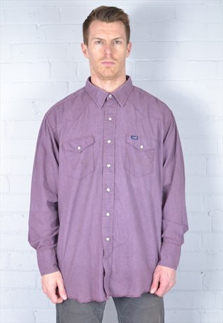 VINTAGE WRANGLER VIOLET PURPLE SHIRT