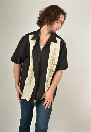 VINTAGE HAWAIIAN PATTERNED SHIRT