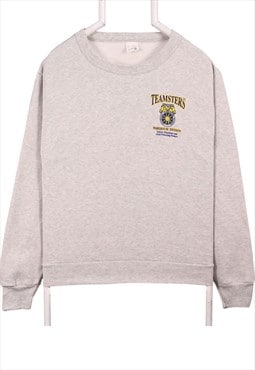 Vintage 90's Windjammer Sweatshirt Teamsters Back Print