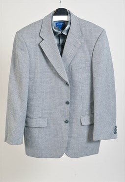 Vintage 90s blazer jacket in light grey