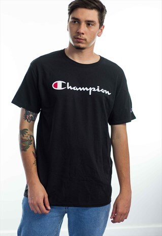NEW CHAMPION T-SHIRT BIG LOGO 90S L 6.8
