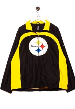 Vintage NFL Team Apparel Transition Jacket Steelers Big Logo