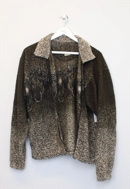 Vintage Unbranded Fleece in Brown. Best fits M
