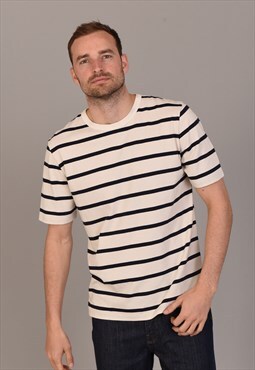 Stripe T-Shirt in Ecru