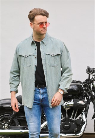 RALPH LAUREN USA DENIM OVERSHIRT SHIRT