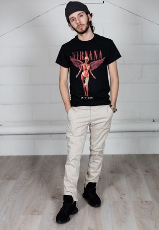 NIRVANA IN UTERO WINGS UNISEX T-SHIRT