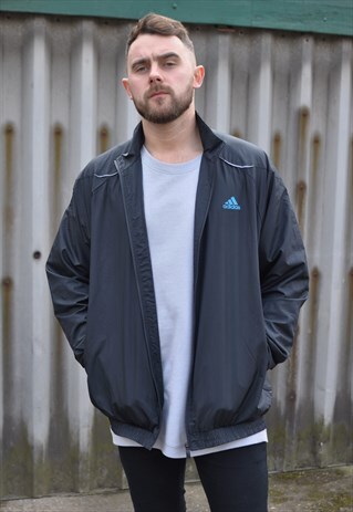 VINTAGE 90'S ADIDAS WINDBREAKER ANORAK JACKET
