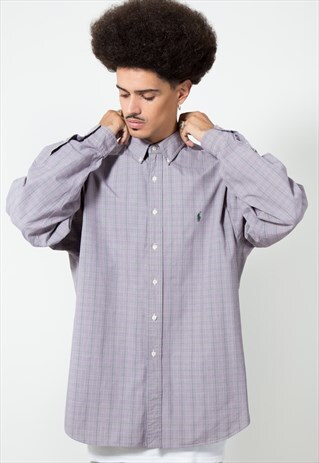 VINTAGE 80S POLO RALPH LAUREN SHIRT S4796