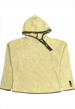Vintage 90's Nike Hoodie Quarter Zip Fleece Beige