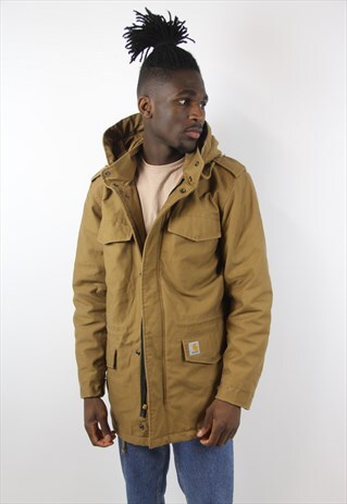 VINTAGE CARHARTT TAN WORKER JACKET