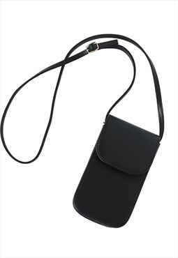 Men's Leather phone messenger small bag mini