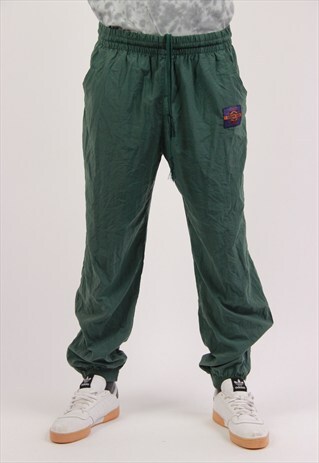 VINTAGE GREEN TRACKSUIT BOTTOMS