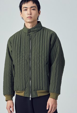 NOT SO APE HARRINGTON JACKET IN KHAKI