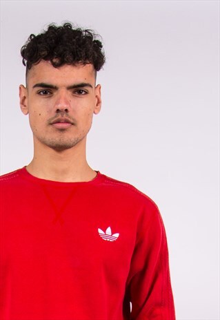 ADIDAS ORIGINALS SWEATSHIRT RED SWEATER