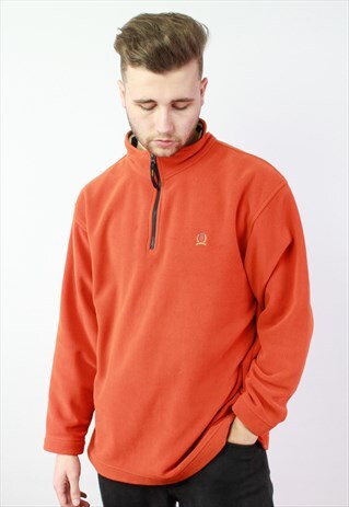 TOMMY HILFIGER HALF-ZIP CREST VINTAGE FLEECE